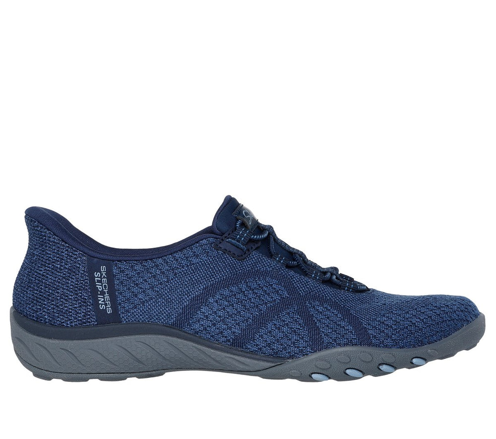 Women Skechers Slip-ins: Breathe-Easy - Knitty Waves