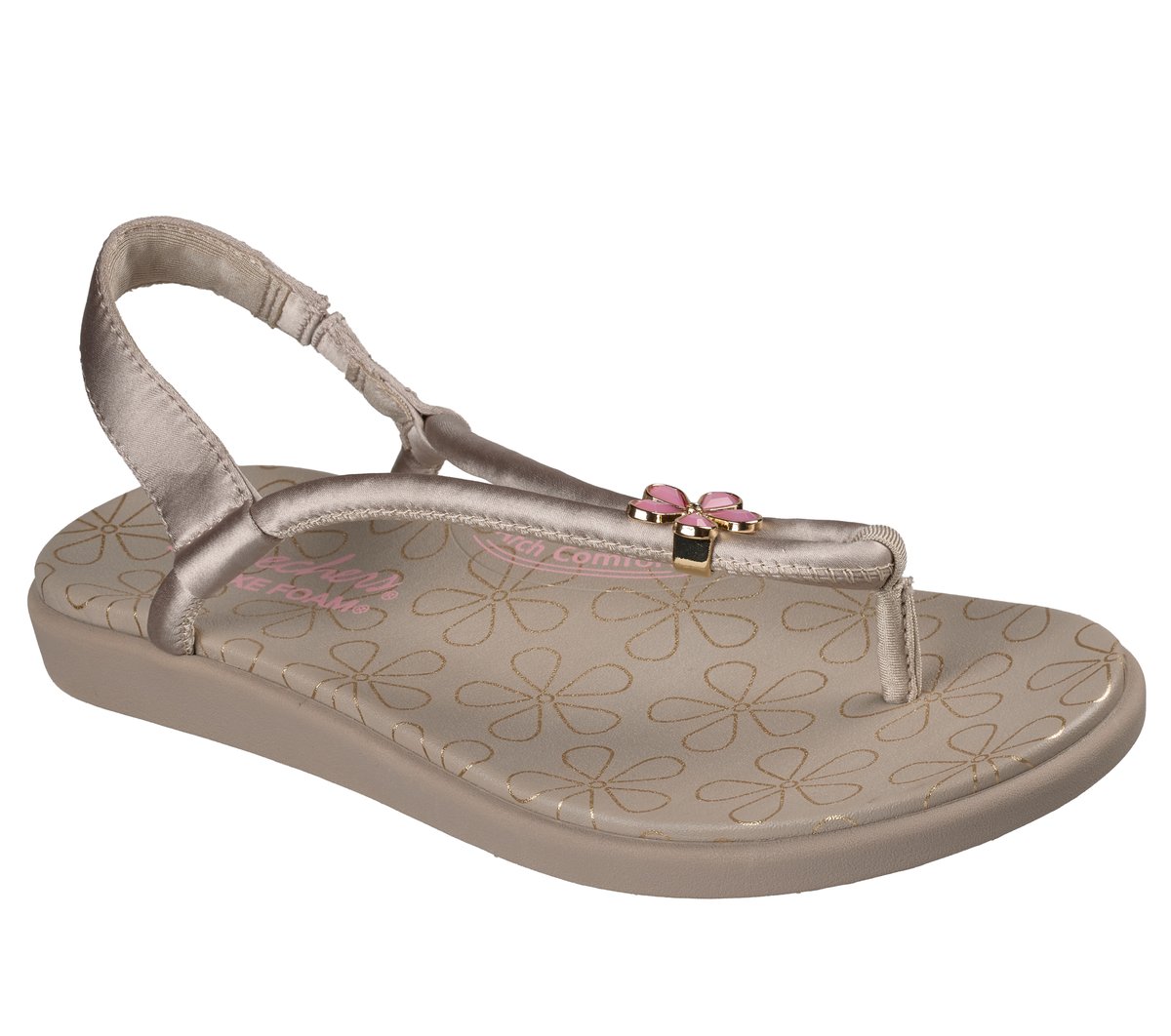 Women Skechers Slide-Ups: Meditation Luxe - Stunning Charm