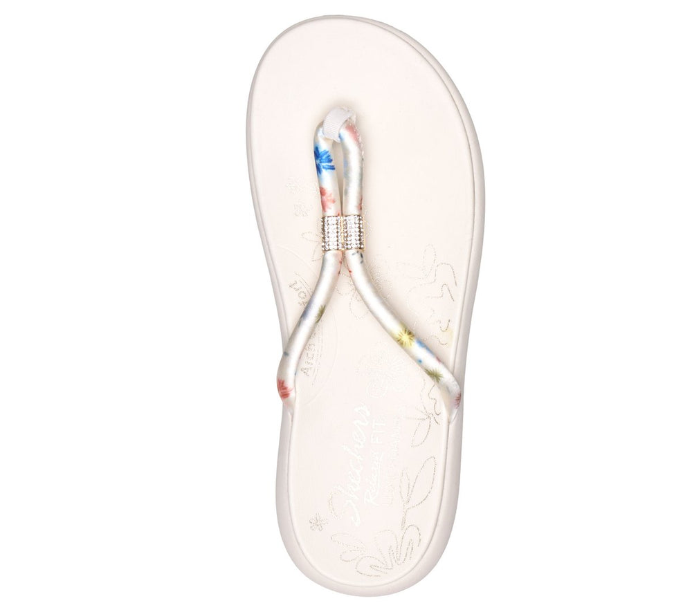 Women Skechers Slide-Ups Relaxed Fit: Asana Luxe - Vibrant Beauty