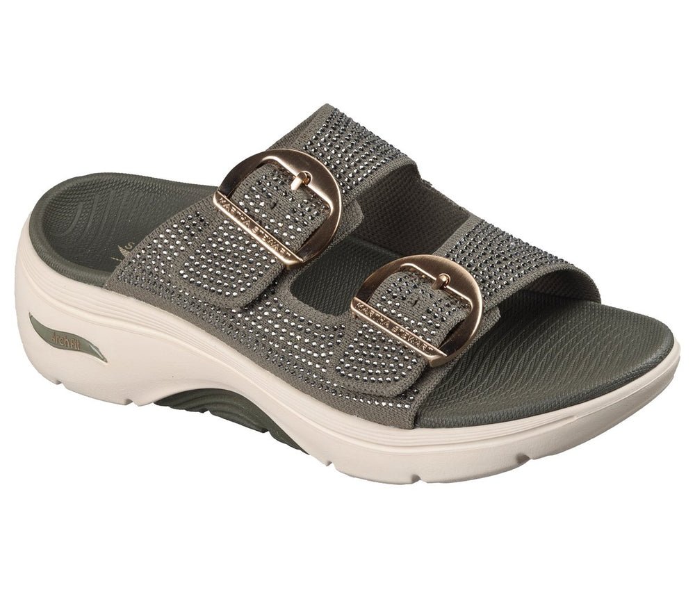 Women Skechers Martha Stewart: GO WALK Arch Fit 2.0 Sandal - Showstopper