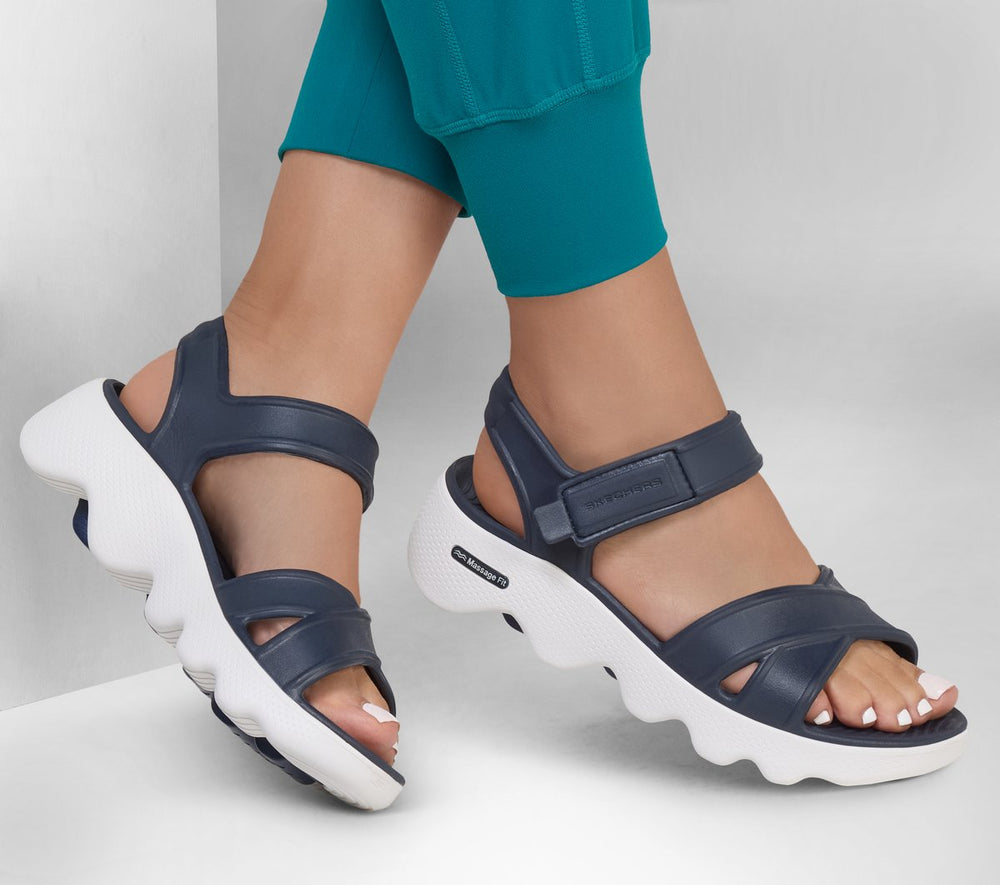 Women Skechers Foamies: Massage Fit Sandal - Heartfelt