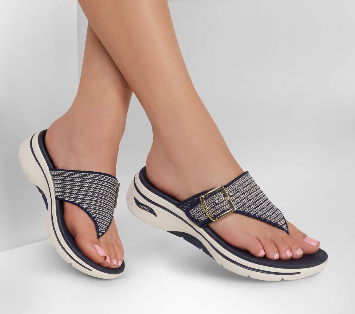 Women Skechers GO WALK Arch Fit 2.0 Sandal - Resort Day
