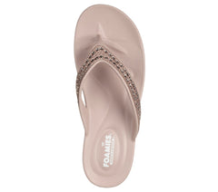 Women Skechers Foamies: Glitzy
