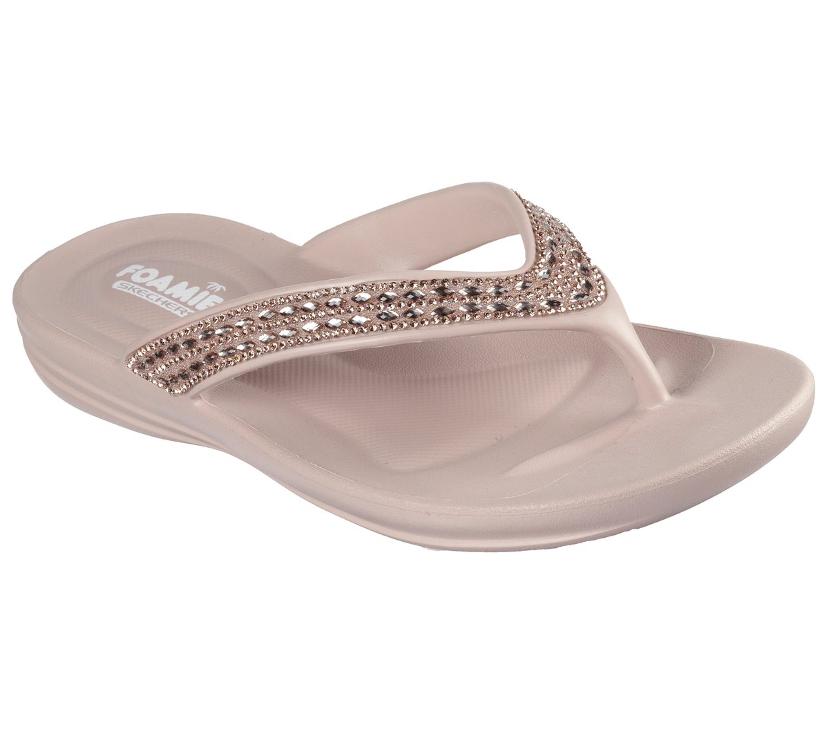Women Skechers Foamies: Glitzy