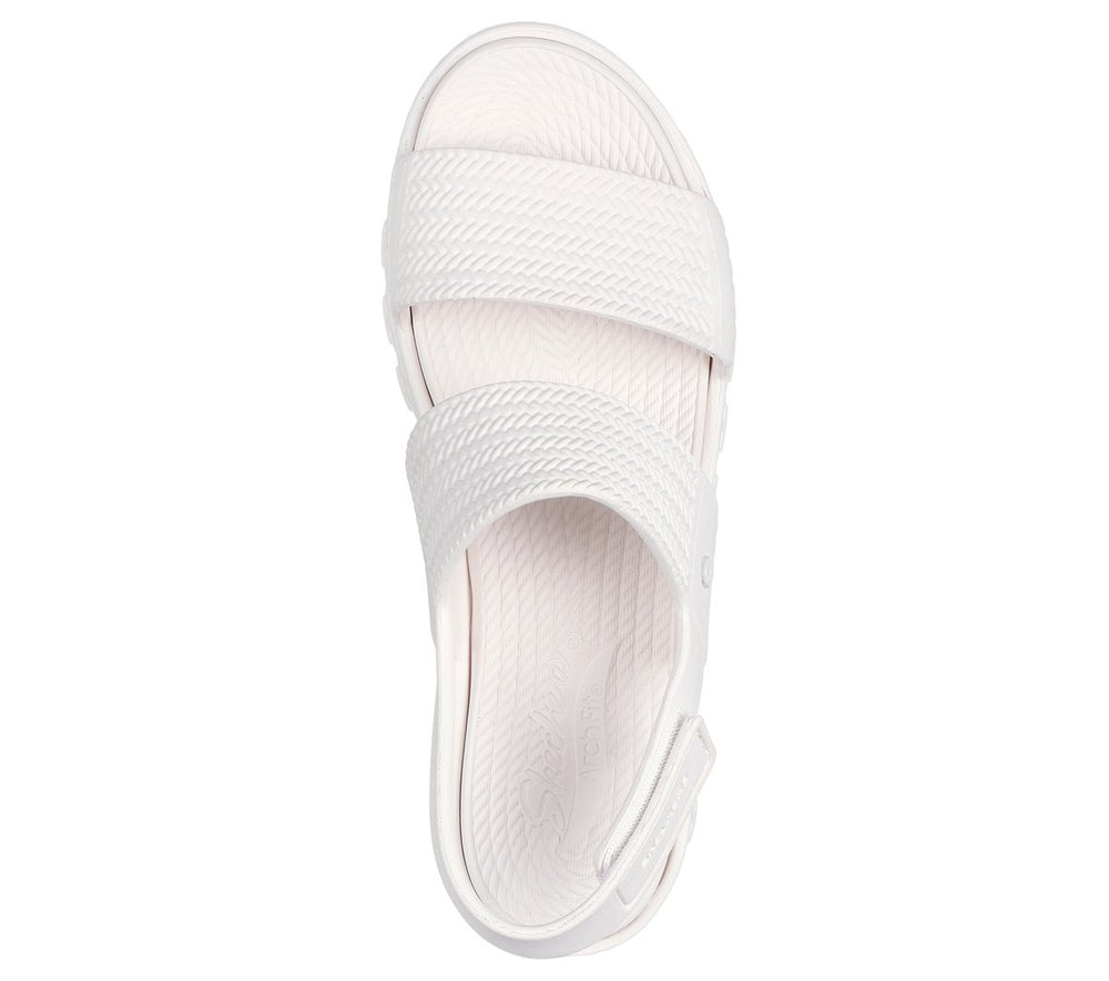 Women Skechers Foamies: Arch Fit Footsteps - Sunny Days