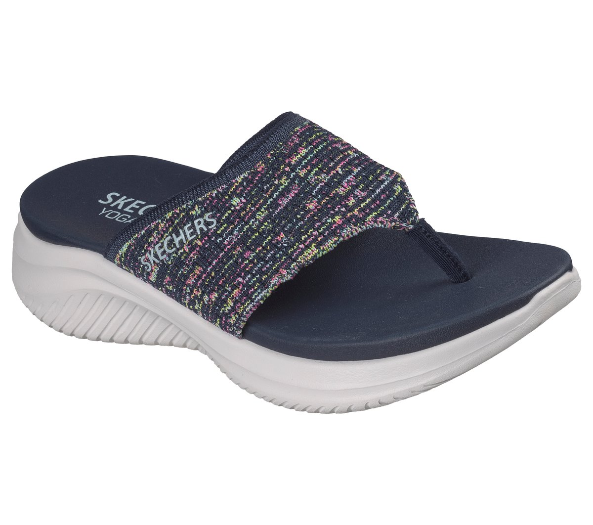 Women Skechers Ultra Flex 3.0 Sandal - Confetti Dreams