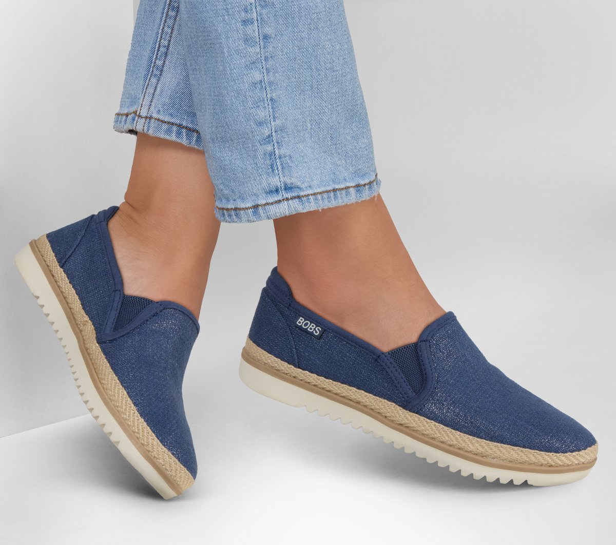 Women Skechers BOBS Flexpadrille LO - Shiny Spritz