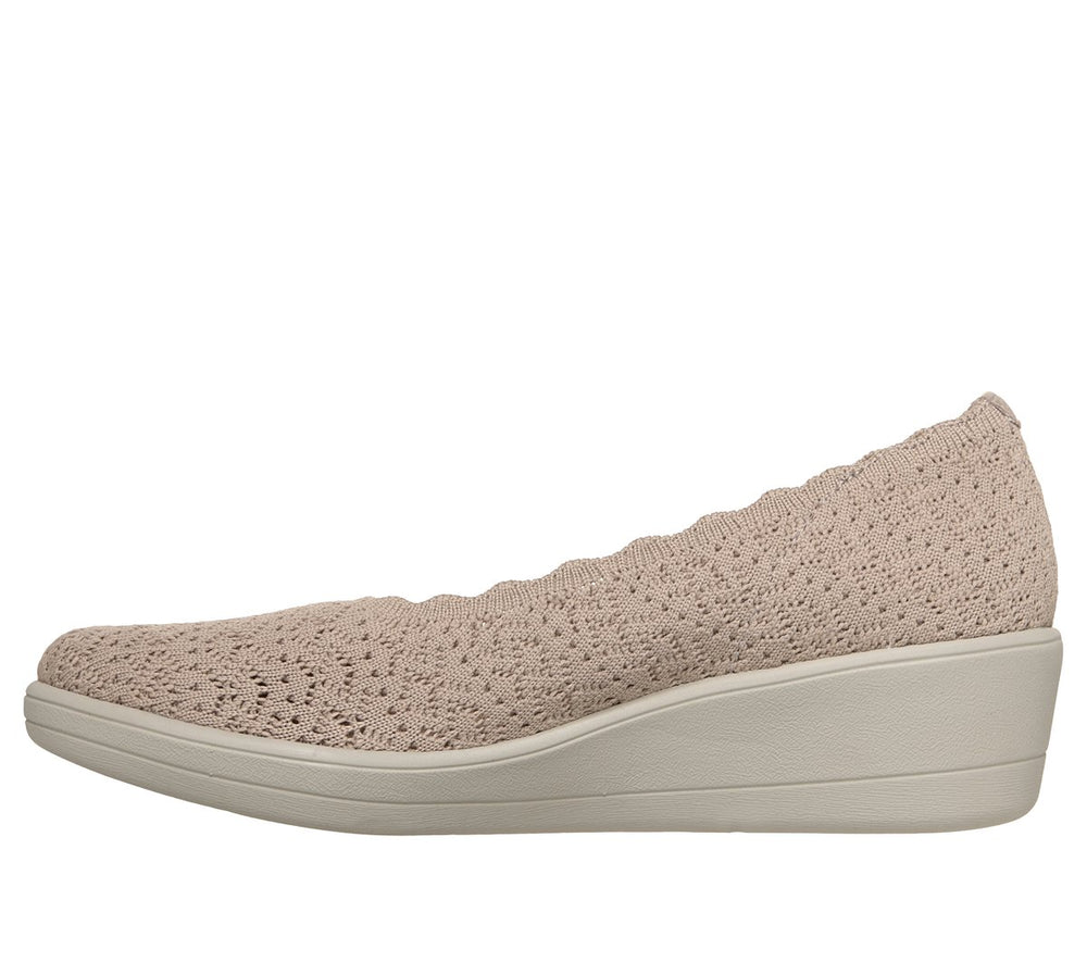 Women Skechers Relaxed Fit: Newport Wedge - Softly Stitched