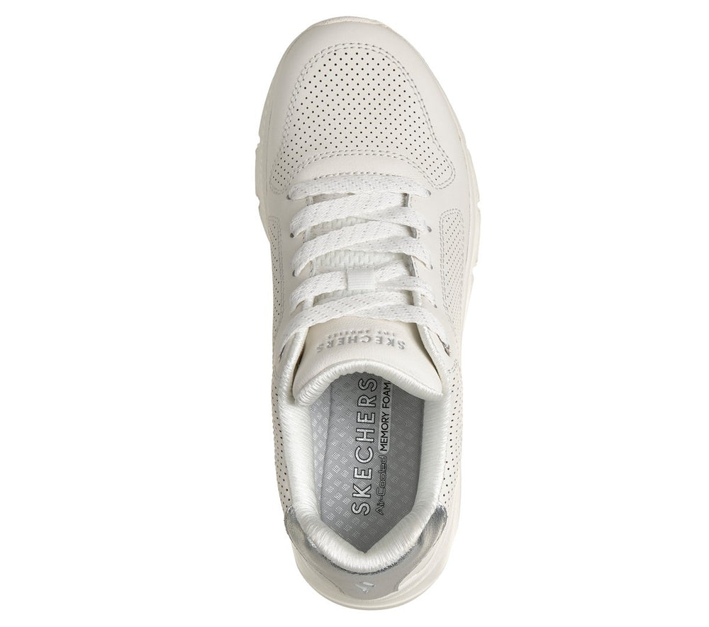 Women Skechers Premium Leather UNO Icon - Idolized Air