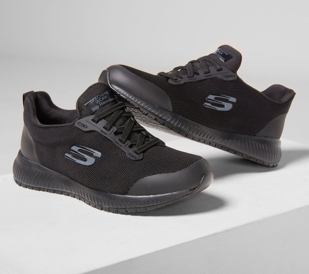 Women Skechers Work Slip-Resistant Relaxed Fit: Squad
