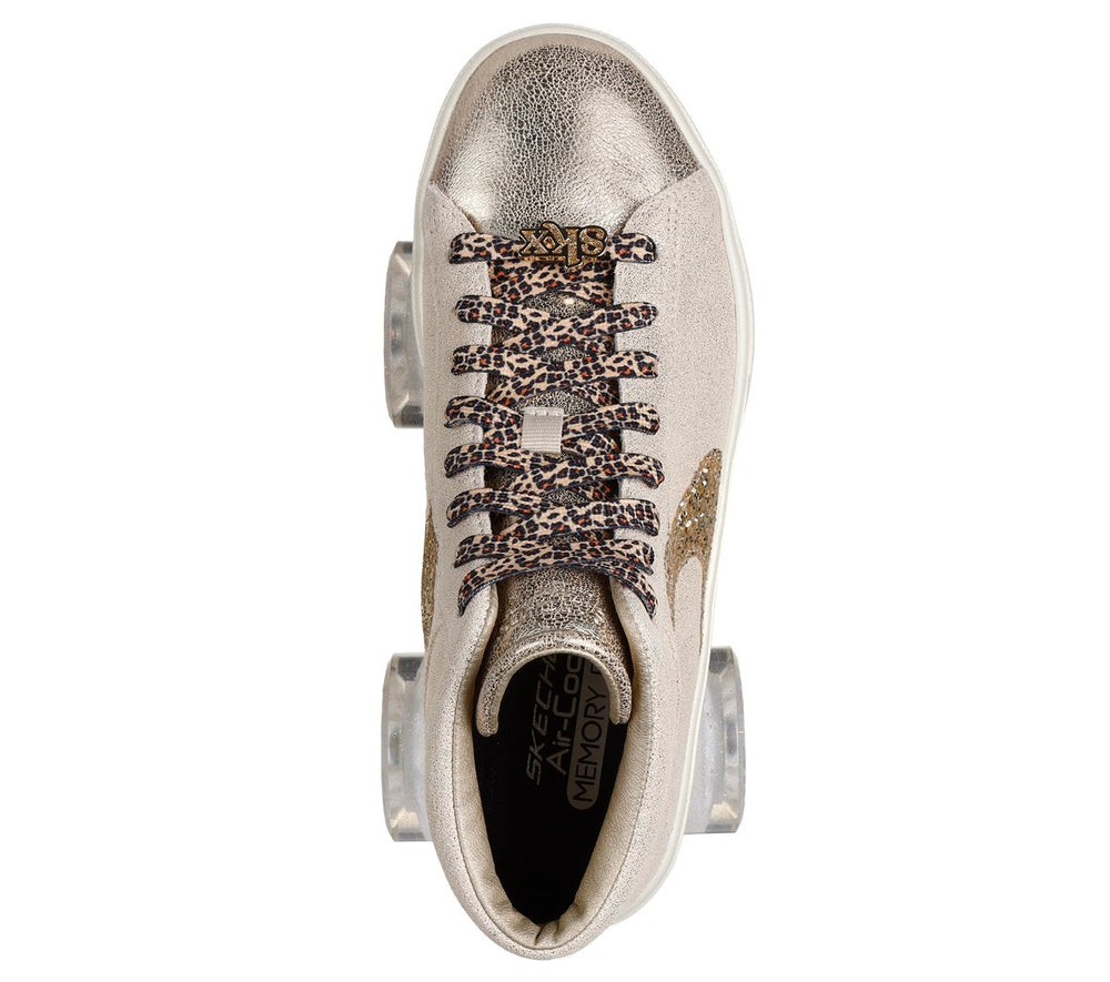 Women Skechers 4 Wheeler - 24K Gold