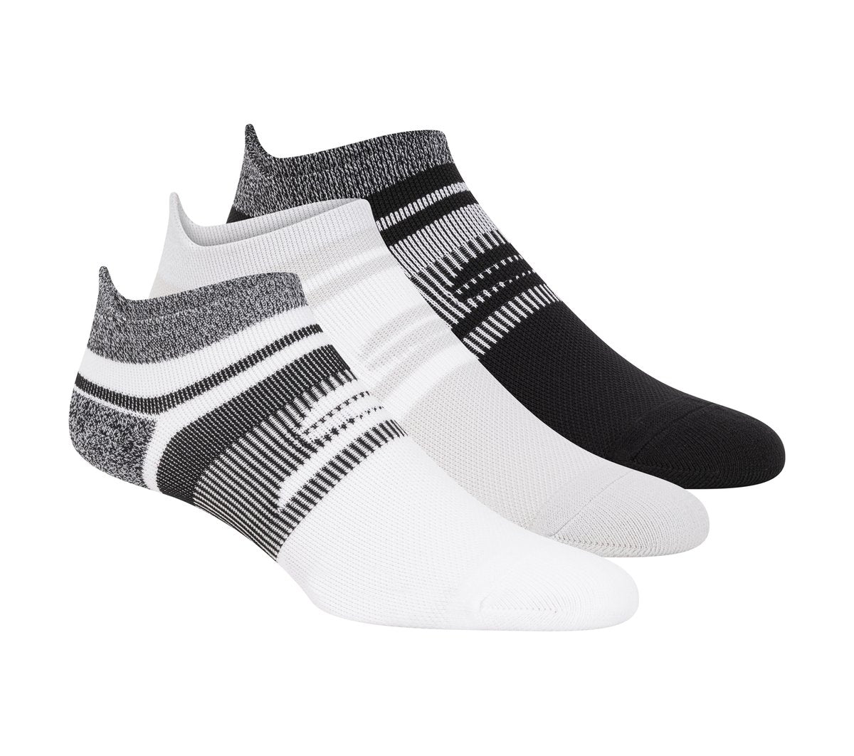 Women Skechers 3 Pack Women's Performance Low Cut Running Heel Tab Socks