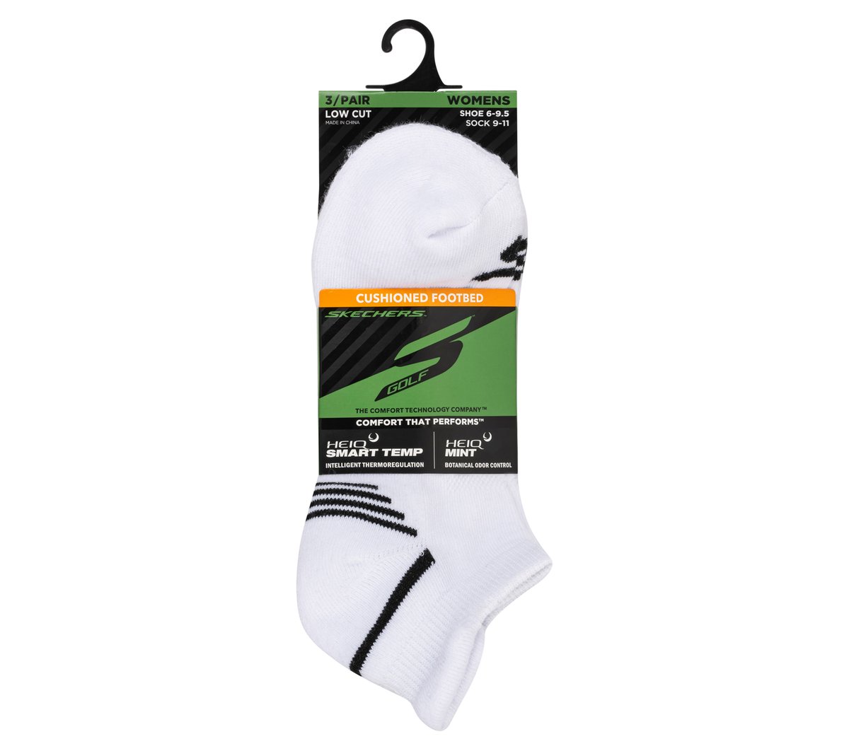 Women Skechers 3 Pack Women's Performance Low Cut Golf Socks