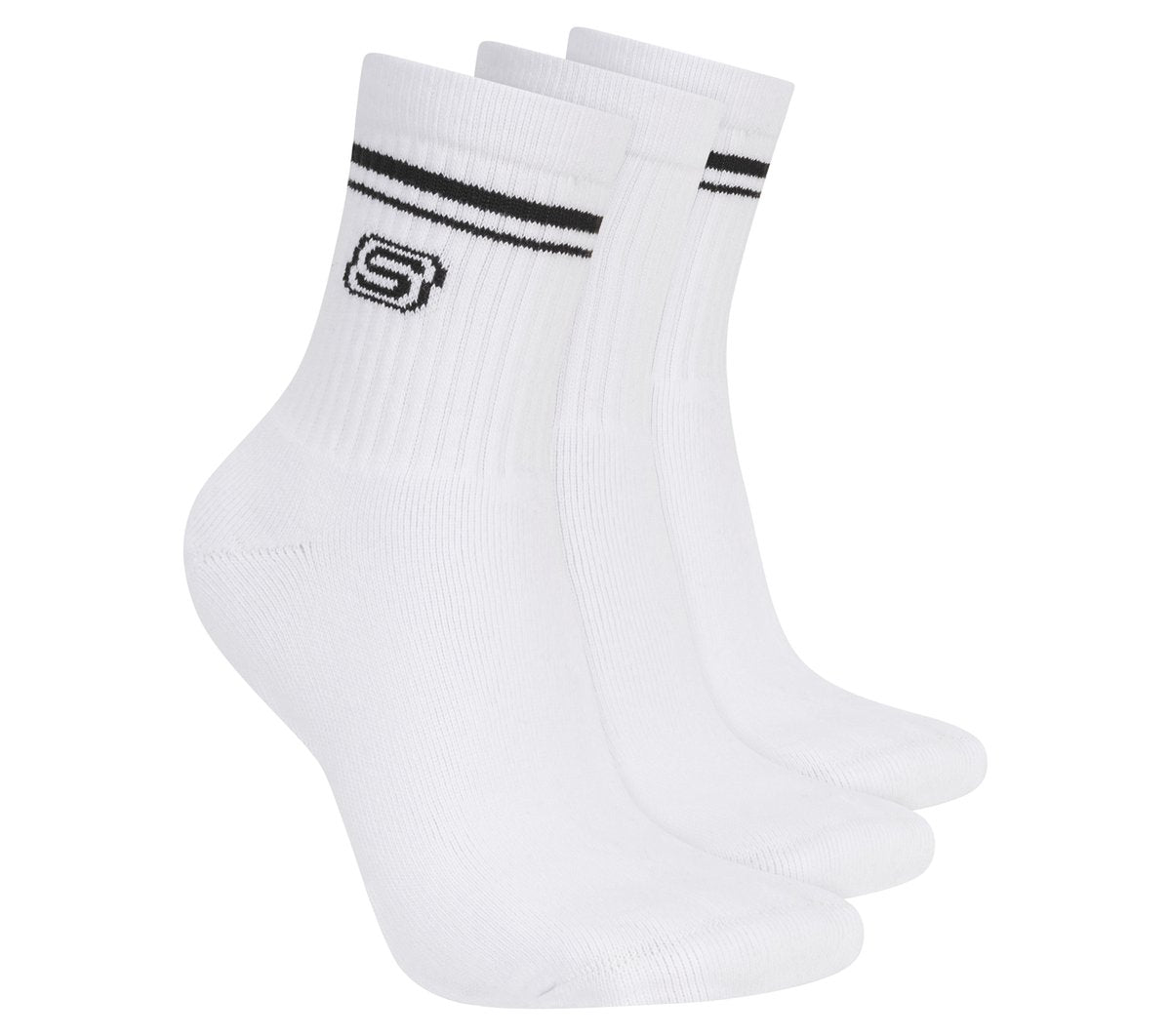 Women Skechers 3 Pack Women's Low Crew Varsity Socks