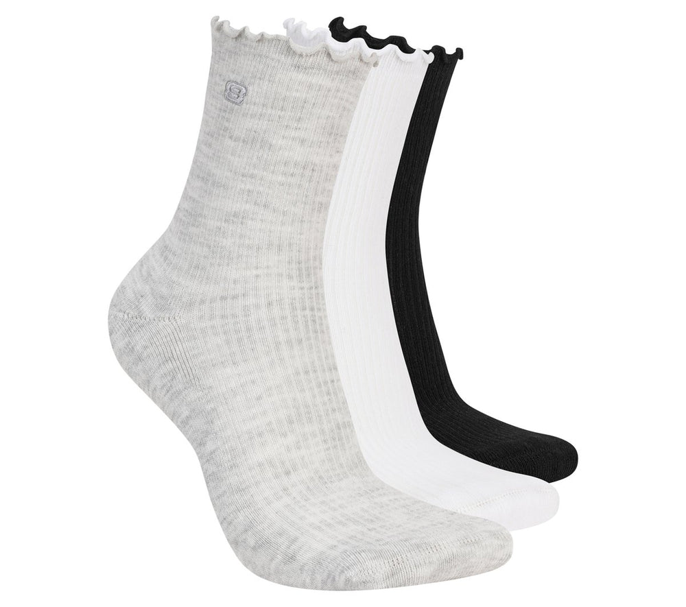 Women Skechers 3 Pack Women's Ankle Lettuce Socks