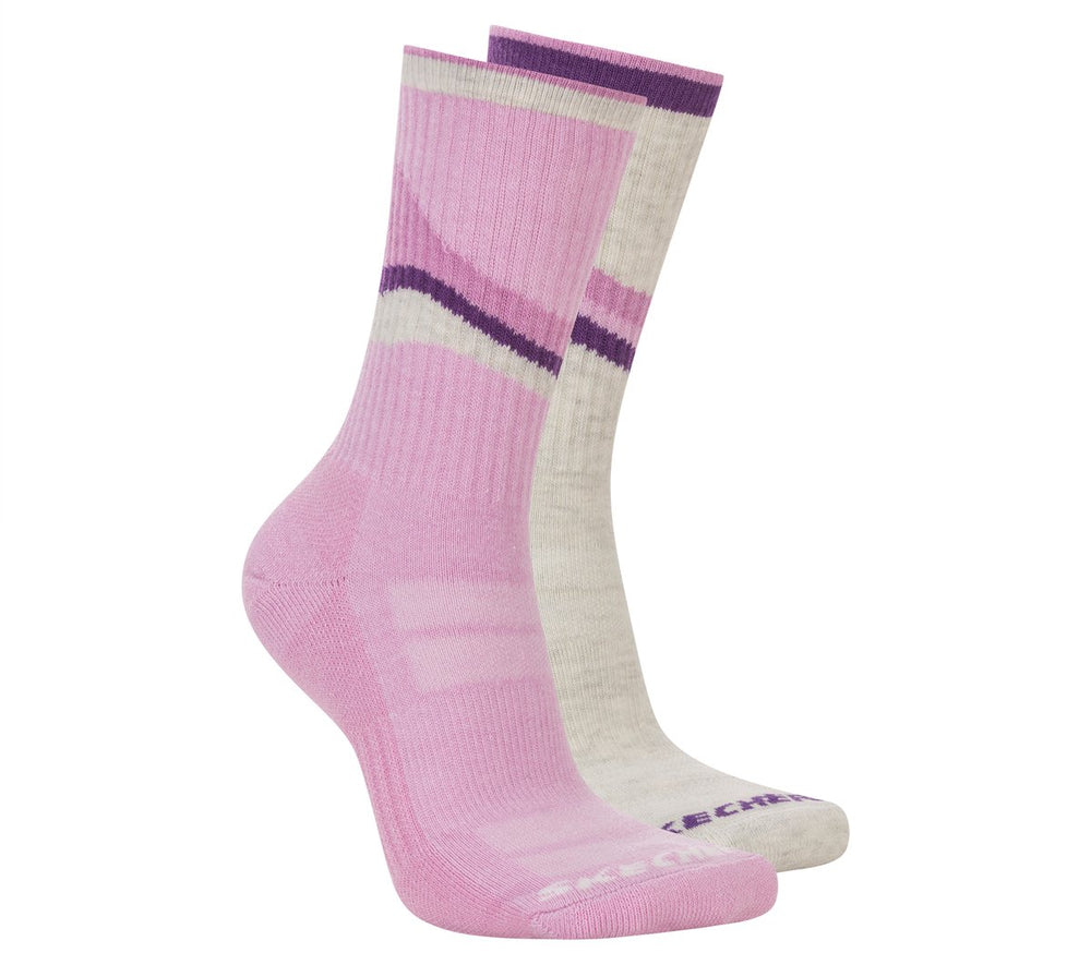 Women Skechers 2 Pack Women's Crew Trail Socks