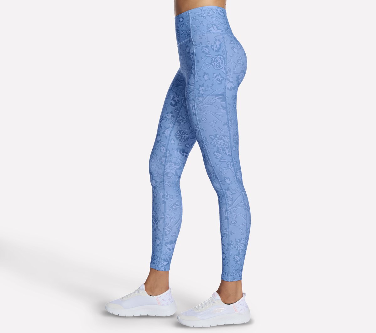 Women Skechers GO WALK Printed Full Length High-Waisted Legging