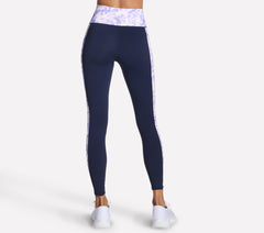 Women Skechers GO WALK Block Full Length High-Waisted Legging