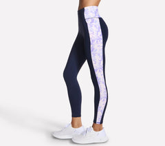 Women Skechers GO WALK Block Full Length High-Waisted Legging