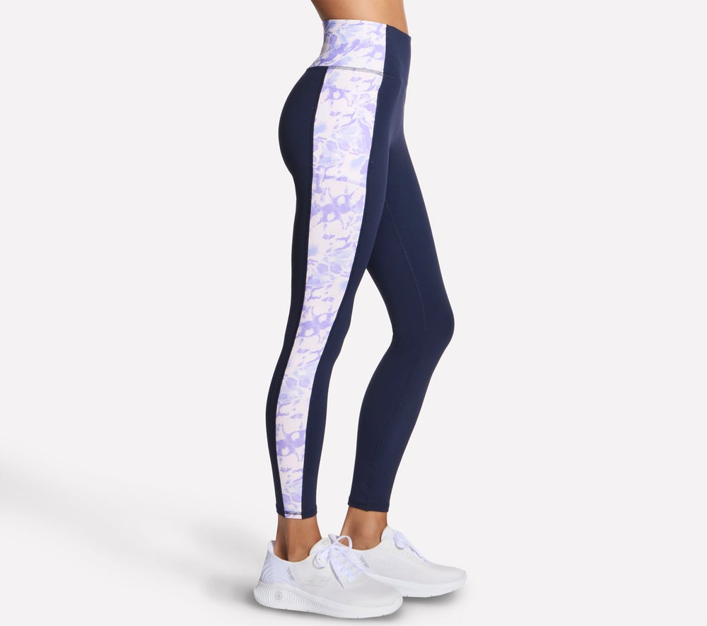 Women Skechers GO WALK Block Full Length High-Waisted Legging