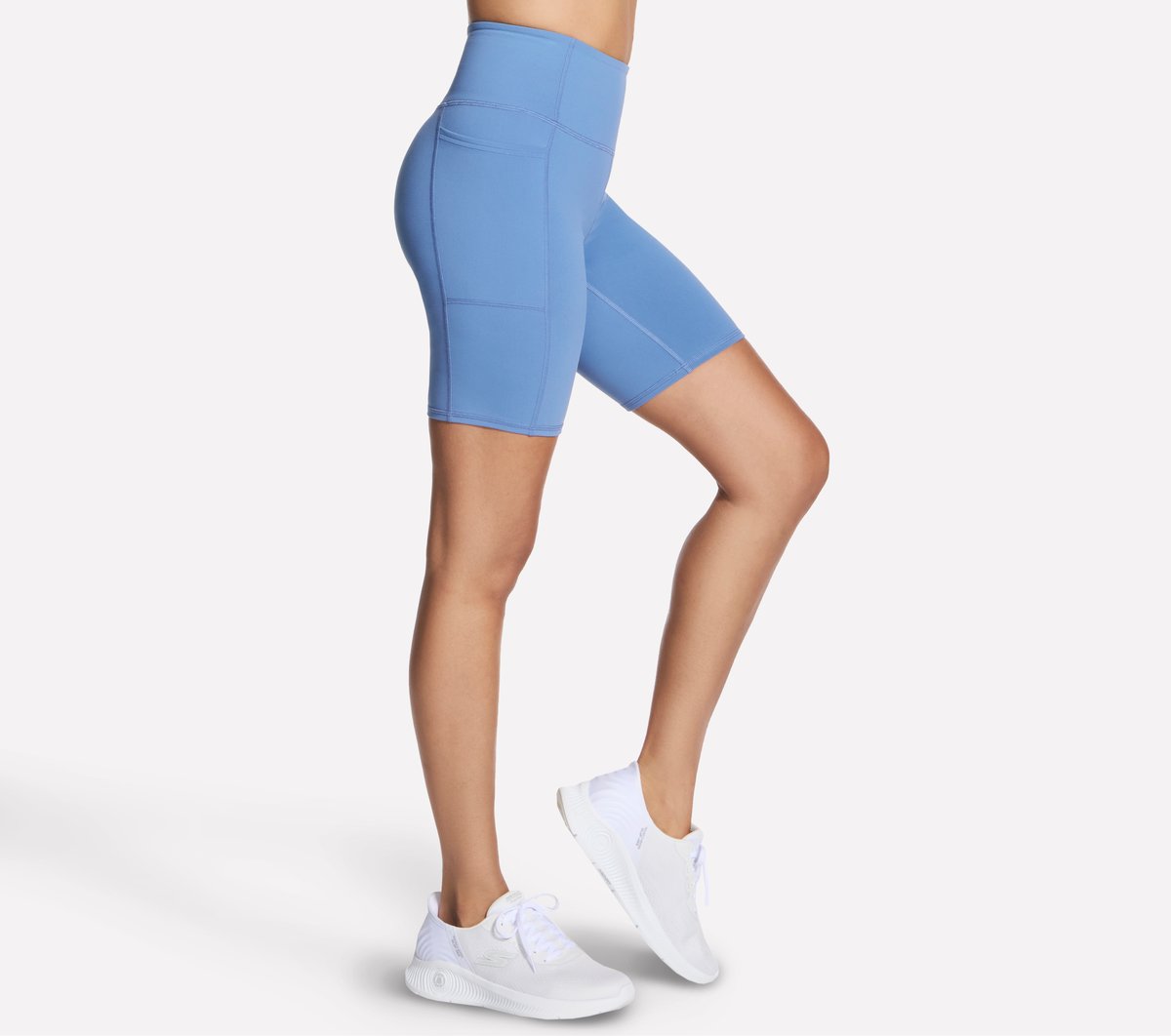 Women Skechers GO WALK 8 inch Walk Short