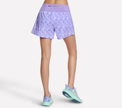 Women Skechers Tempo 4 Inch Printed Short
