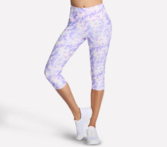 Women Skechers GO FLEX Printed High Waisted Capri