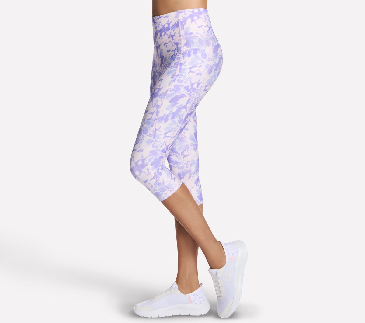 Women Skechers GO FLEX Printed High Waisted Capri