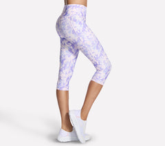 Women Skechers GO FLEX Printed High Waisted Capri