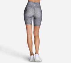 Women Skechers GO FLEX Printed High Waisted 8 Inch Bike Short