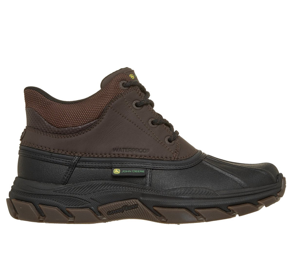 Men Skechers Slip-ins John Deere Waterproof Relaxed Fit: Respected - Swamper