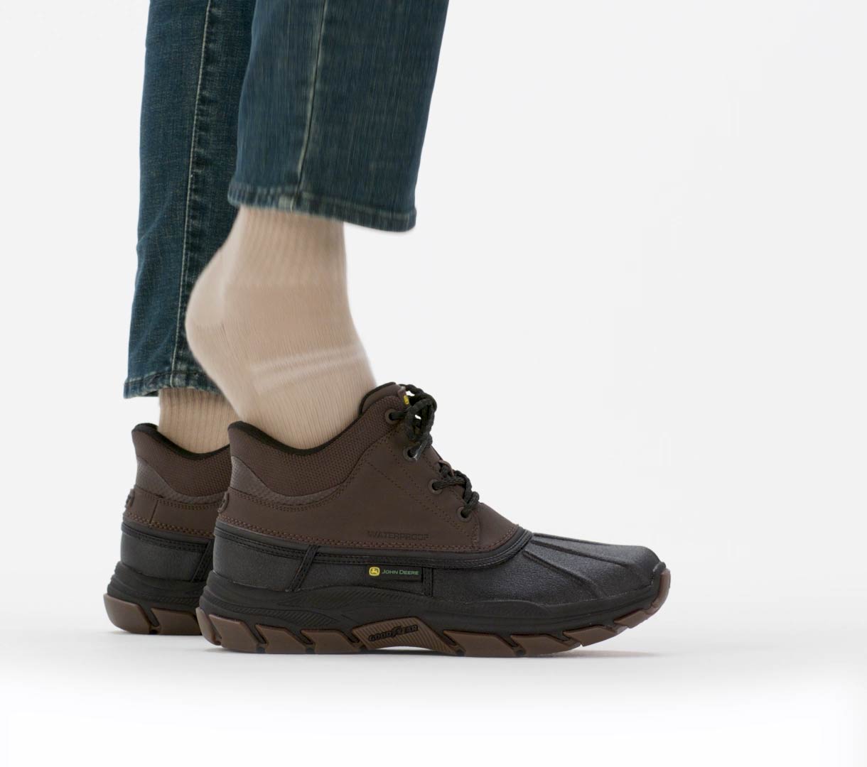 Men Skechers Slip-ins John Deere Waterproof Relaxed Fit: Respected - Swamper