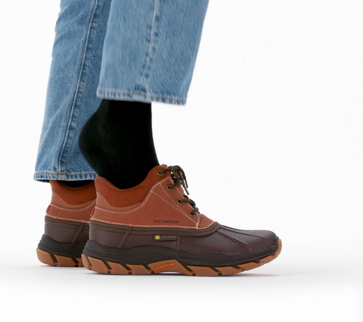 Men Skechers Slip-ins John Deere Waterproof Relaxed Fit: Respected - Swamper