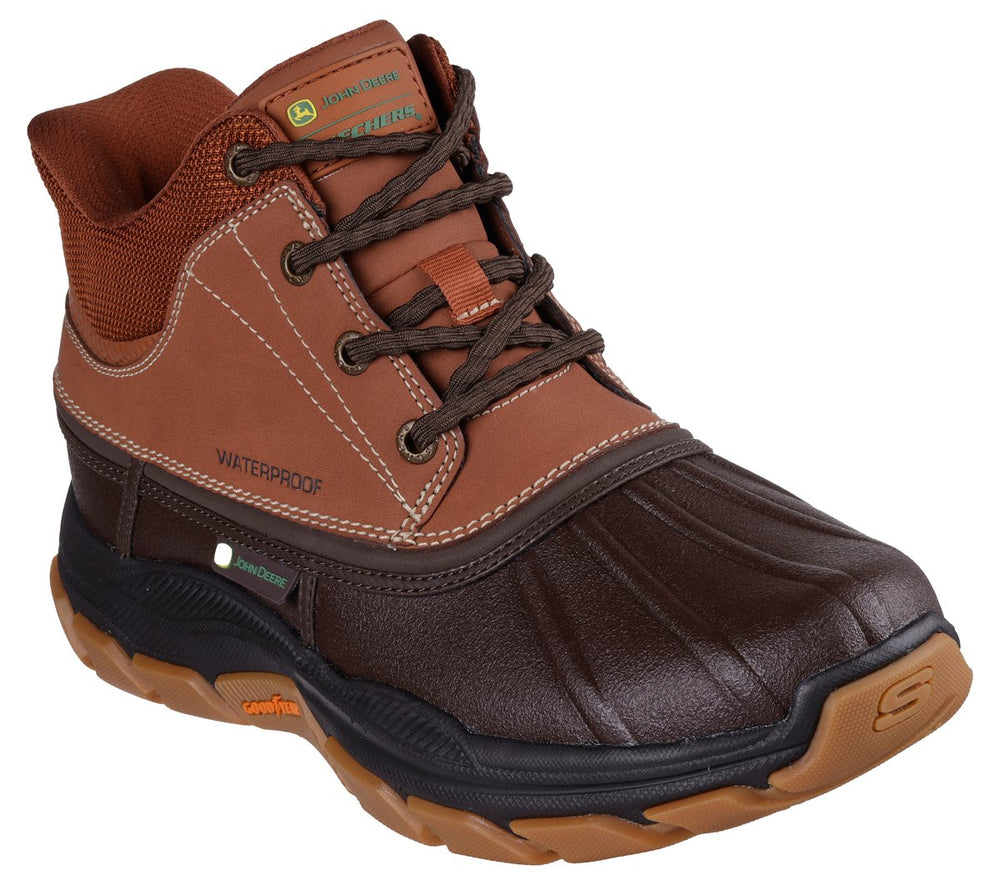 Men Skechers Slip-ins John Deere Waterproof Relaxed Fit: Respected - Swamper