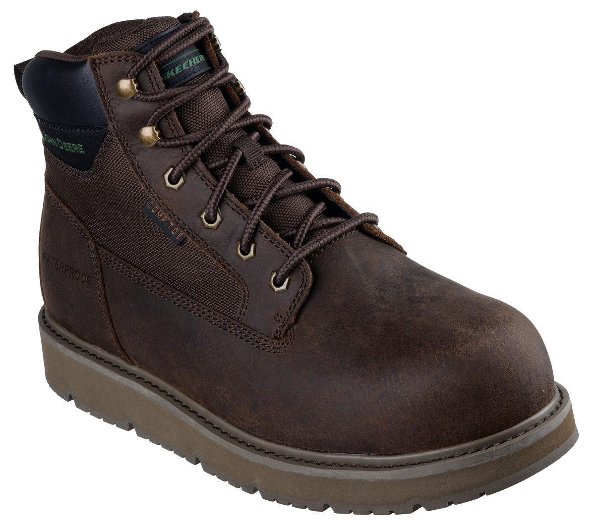 Men Skechers John Deere Waterproof: Flex-Wedge Ranger - Hollow Rapids
