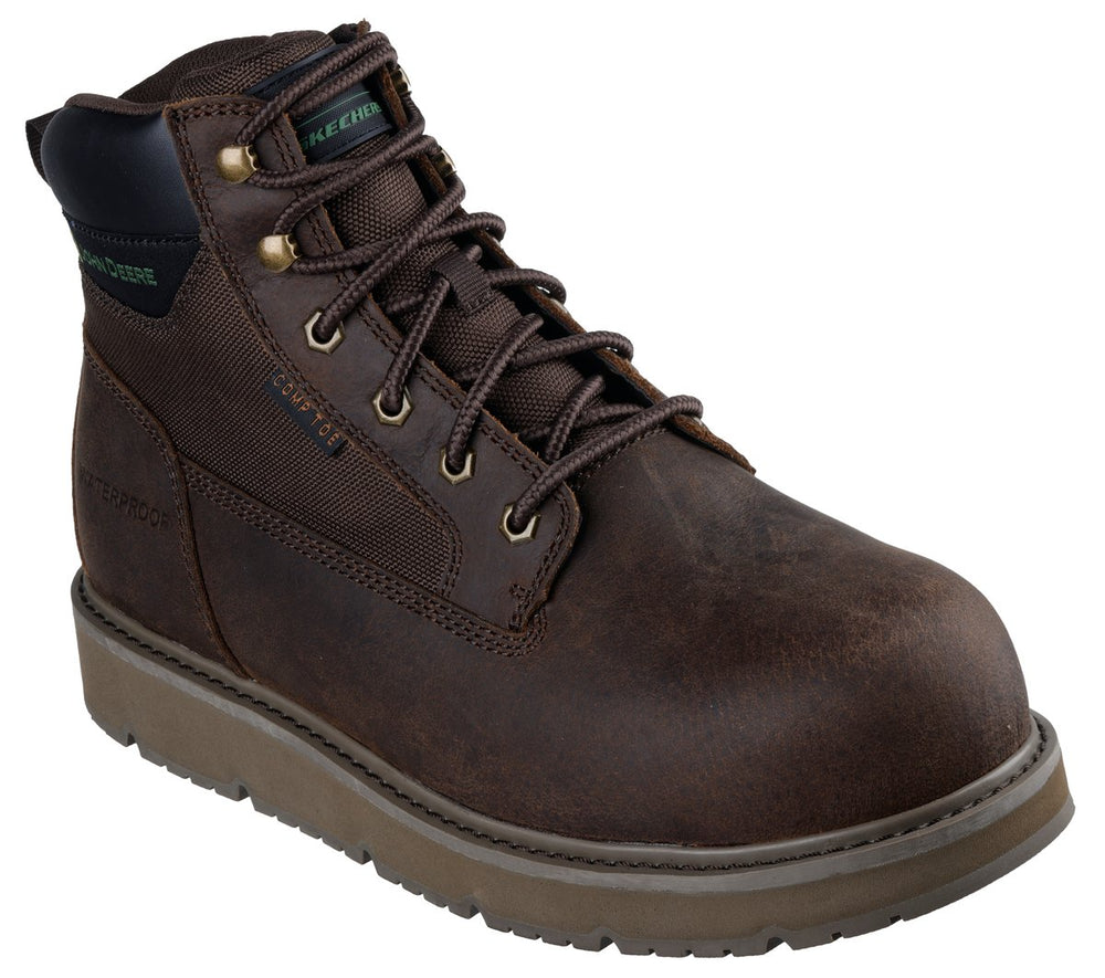 Men Skechers John Deere Waterproof: Flex-Wedge Ranger - Hollow Rapids