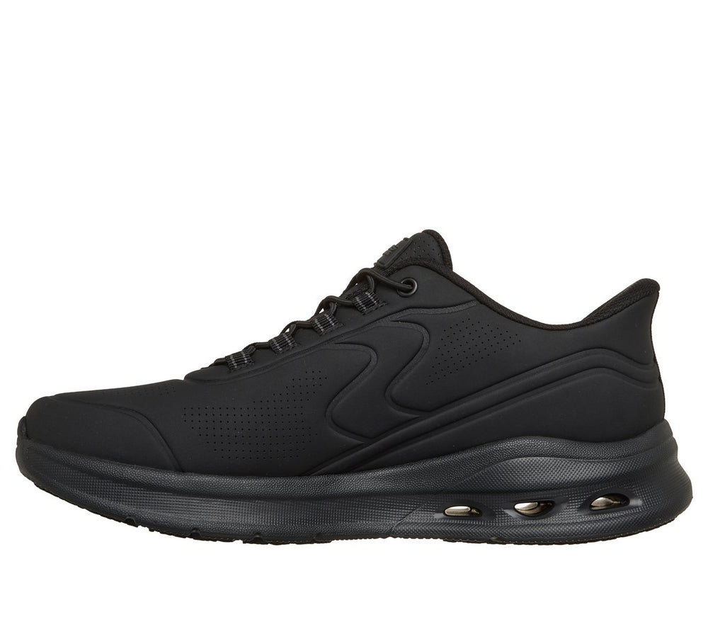 Men Skechers Slip-ins Work Slip-Resistant Relaxed Fit: Arc Waves 2.0