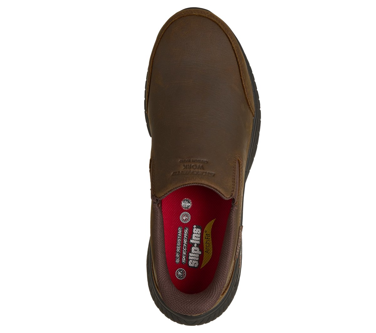 Men Skechers Slip-ins Work Slip-Resistant: Arch Fit Crosser
