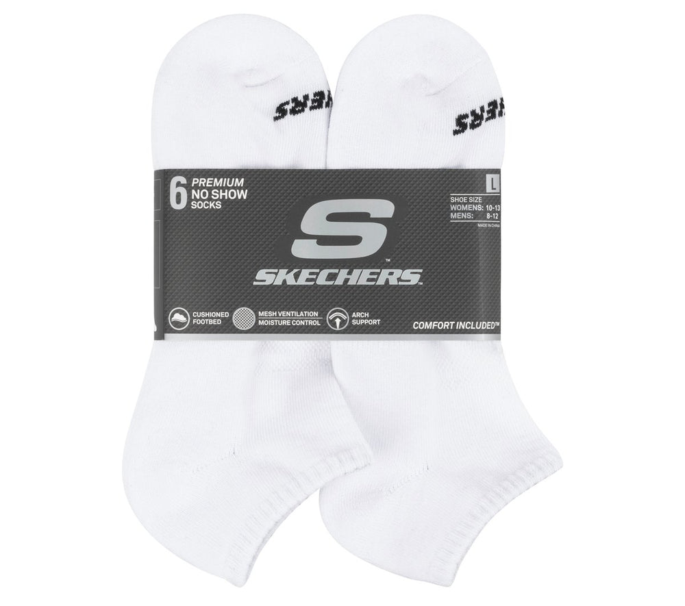 Men Skechers 6 Pack Core Low Cut Large Socks