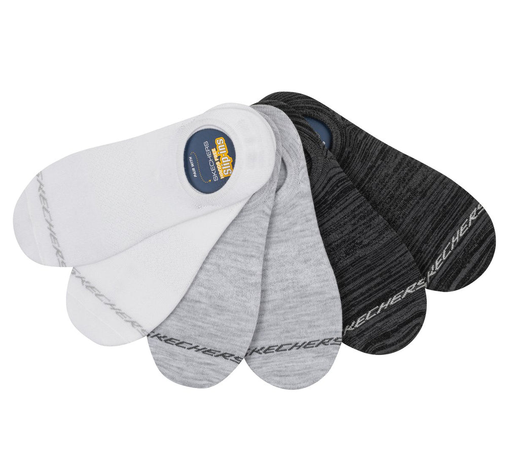 Men Skechers 6 Pack Men's Sneaker Liner Socks