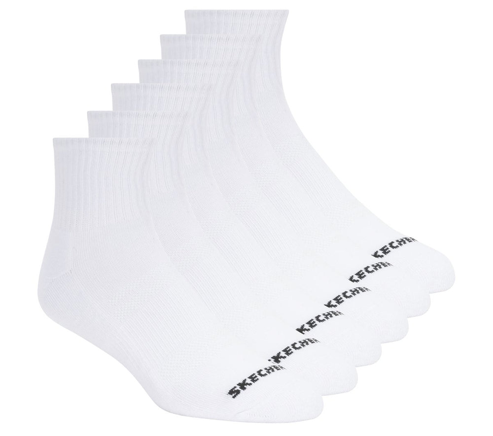 Men Skechers 6 Pack Core Quarter Large Socks