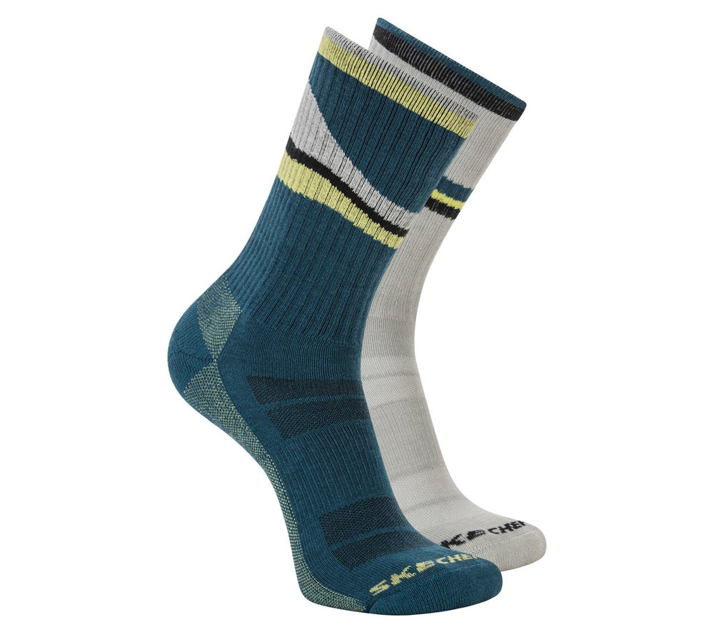 Men Skechers 2 Pack Men's Crew Trail Socks