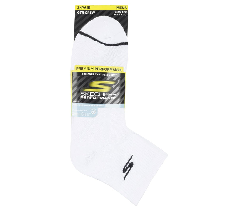 Men Skechers Quarter Premium Basic Socks - 3 Pack
