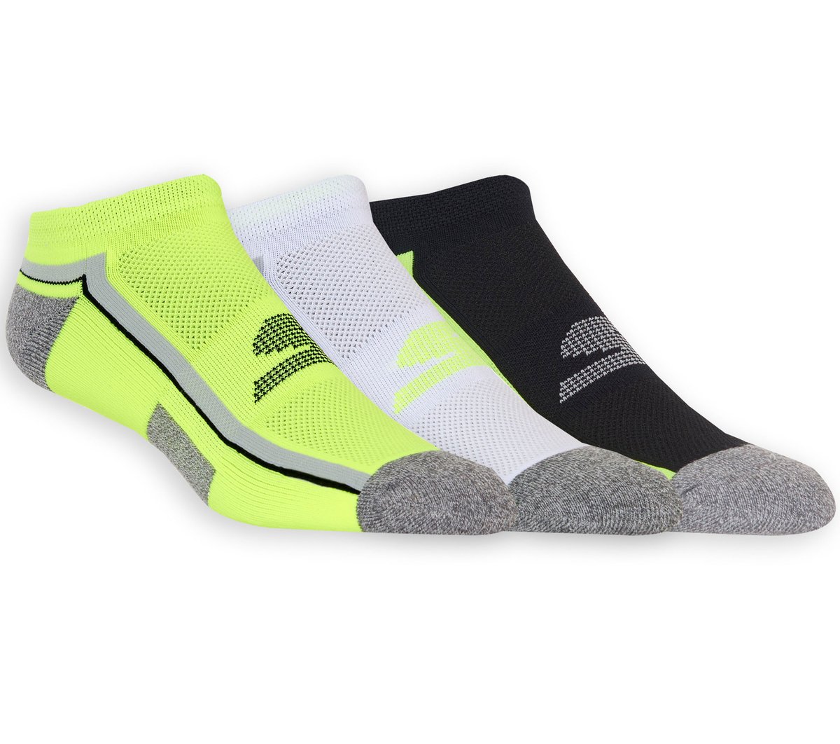 Men Skechers 3 Pack Low Cut Athletic Socks