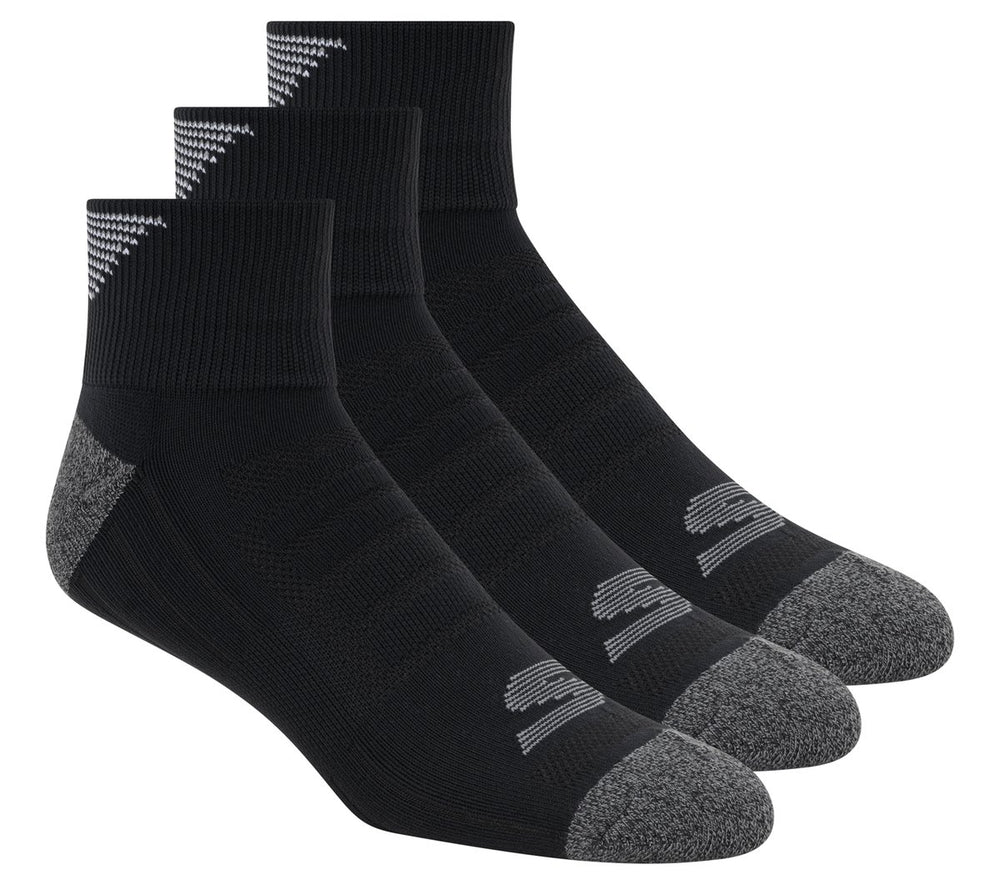 Men Skechers 3 Pack Men's Half Terry Quarter Crew Socks
