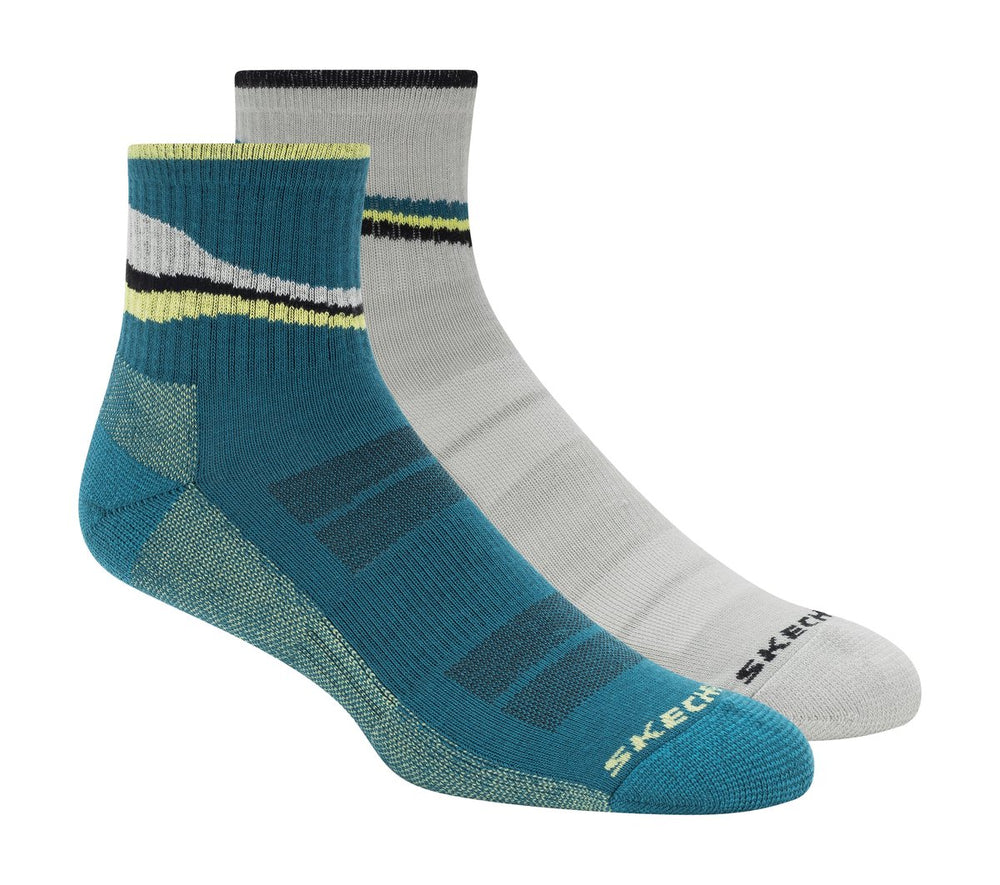 Men Skechers 2 Pack Men's Quarter Trail Socks