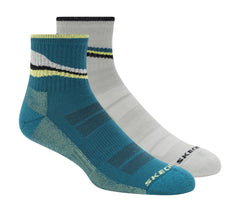 Men Skechers 2 Pack Men's Quarter Trail Socks