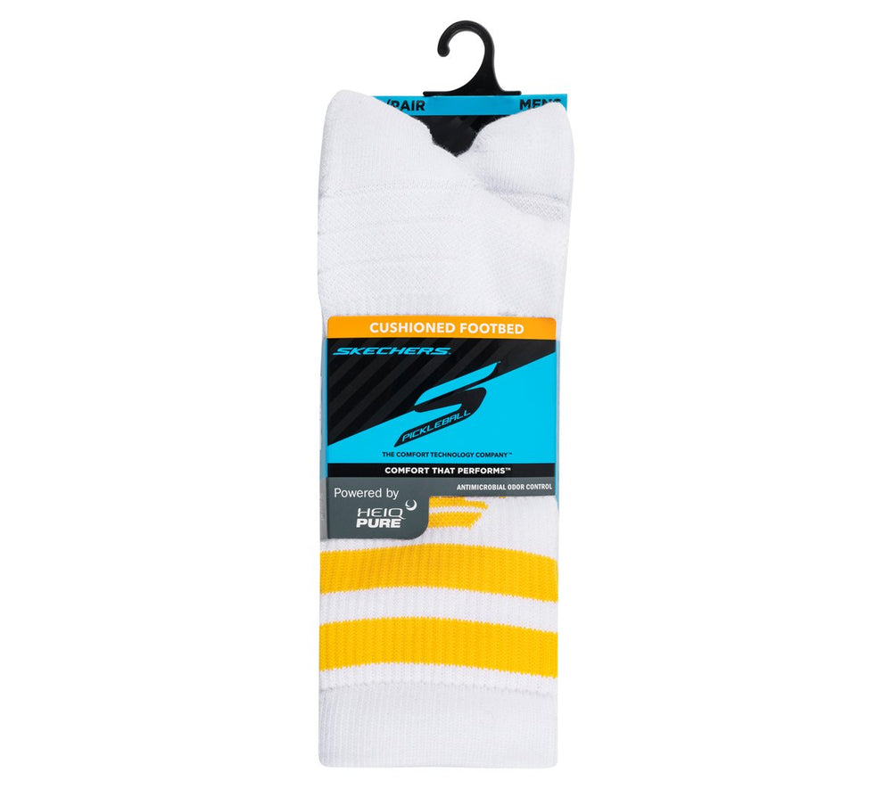 Men Skechers 3 Pack Men's Performance Pickleball Crew Socks