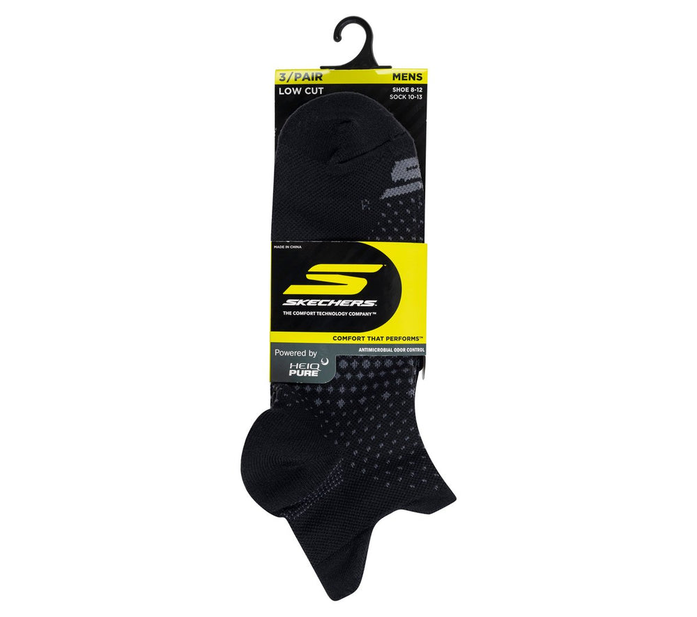 Men Skechers 3 Pack Men's Low Cut Socks