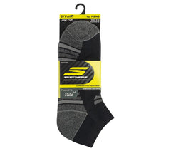 Men Skechers 3 Pack Men's Half Terry Low Cut Socks